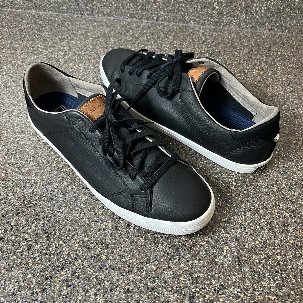 Cole Haan Grand.Os Black Leather Shoes Women's Size 9.5 B Comfort Casual Oxford